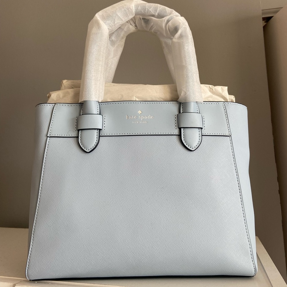 NWT Kate Spade Satchel in Ocean Fog
